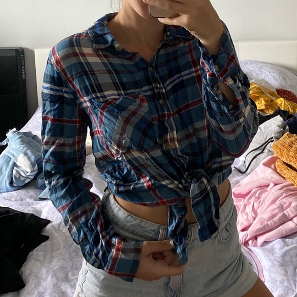 abercrombie & fitch flannel!! - Picture 2 of 3
